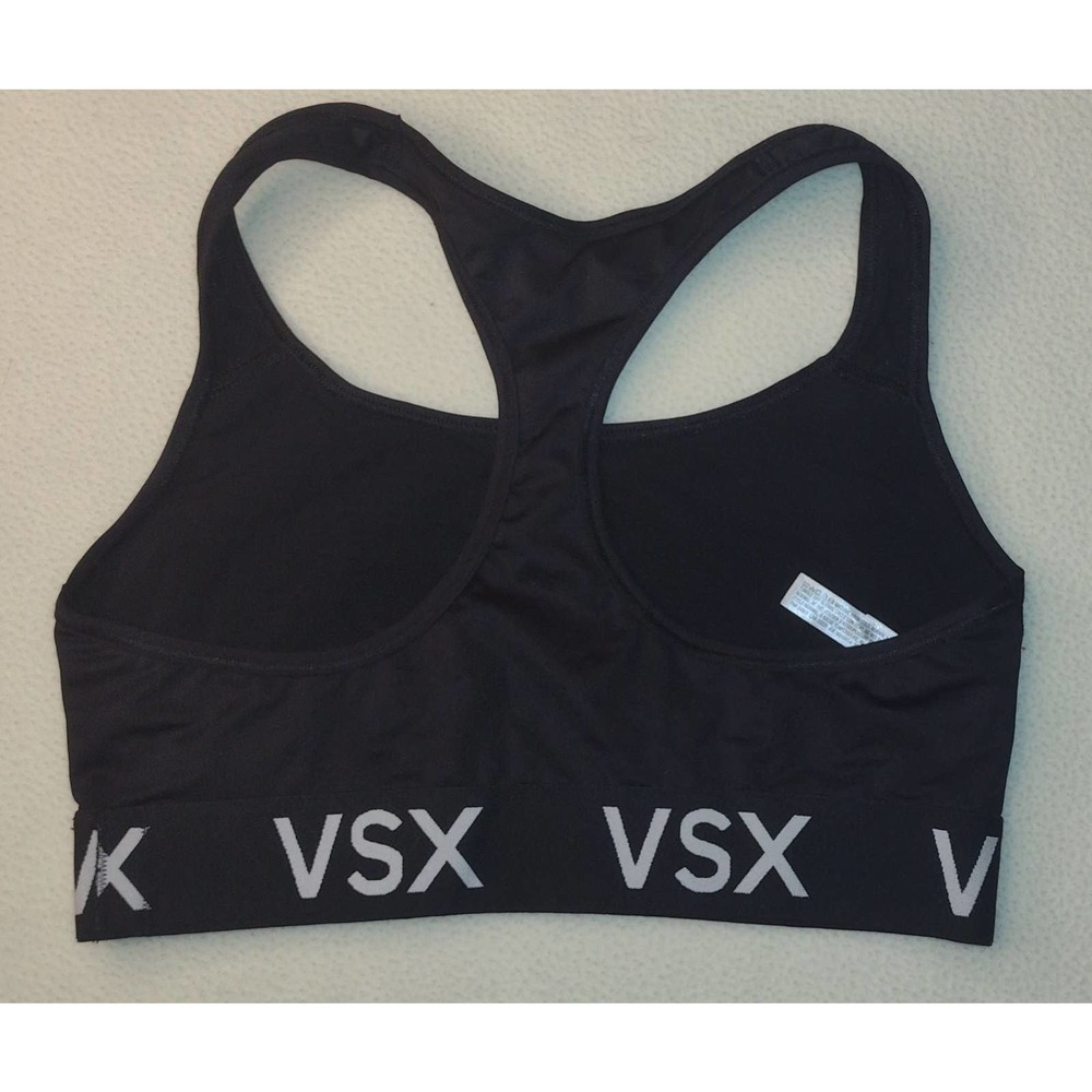Victoria's Secret VSX The Player Racerback Sports Bra BlackMedium